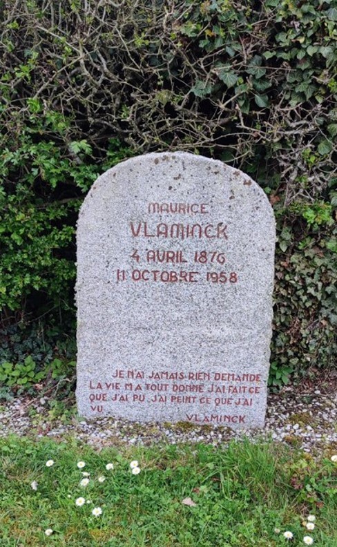 04 24 rueil la gadeliere 23b tombe de maurice de vlaminck